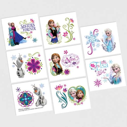 Frozen Temporary Tattoos - Click Image to Close